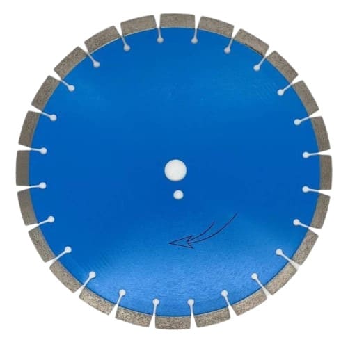 DISCO DE CORTE DIAMANTADO CONCRETO E ASFALTO 350X25.4X15MM AZUL