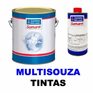 TINTA EPÓXI  RESUFLOR SL COR CINZA M.N6,5 -  COMP. A+B 3,6 LITROS SHERWIN-WILLIAMS